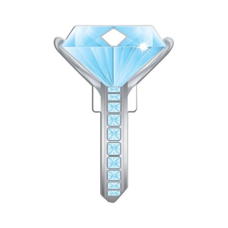 Key Shapes Lucky Line Key Shapes Diamond Ring House Key Blank 68 SC1 Single For Schlage Locks B102S